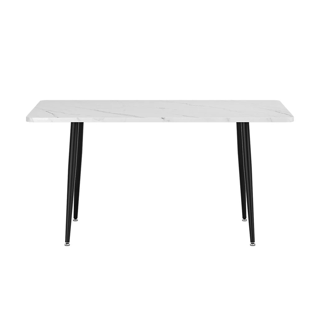 1.5M Artiss Dining Table Marble Effect - Image 3