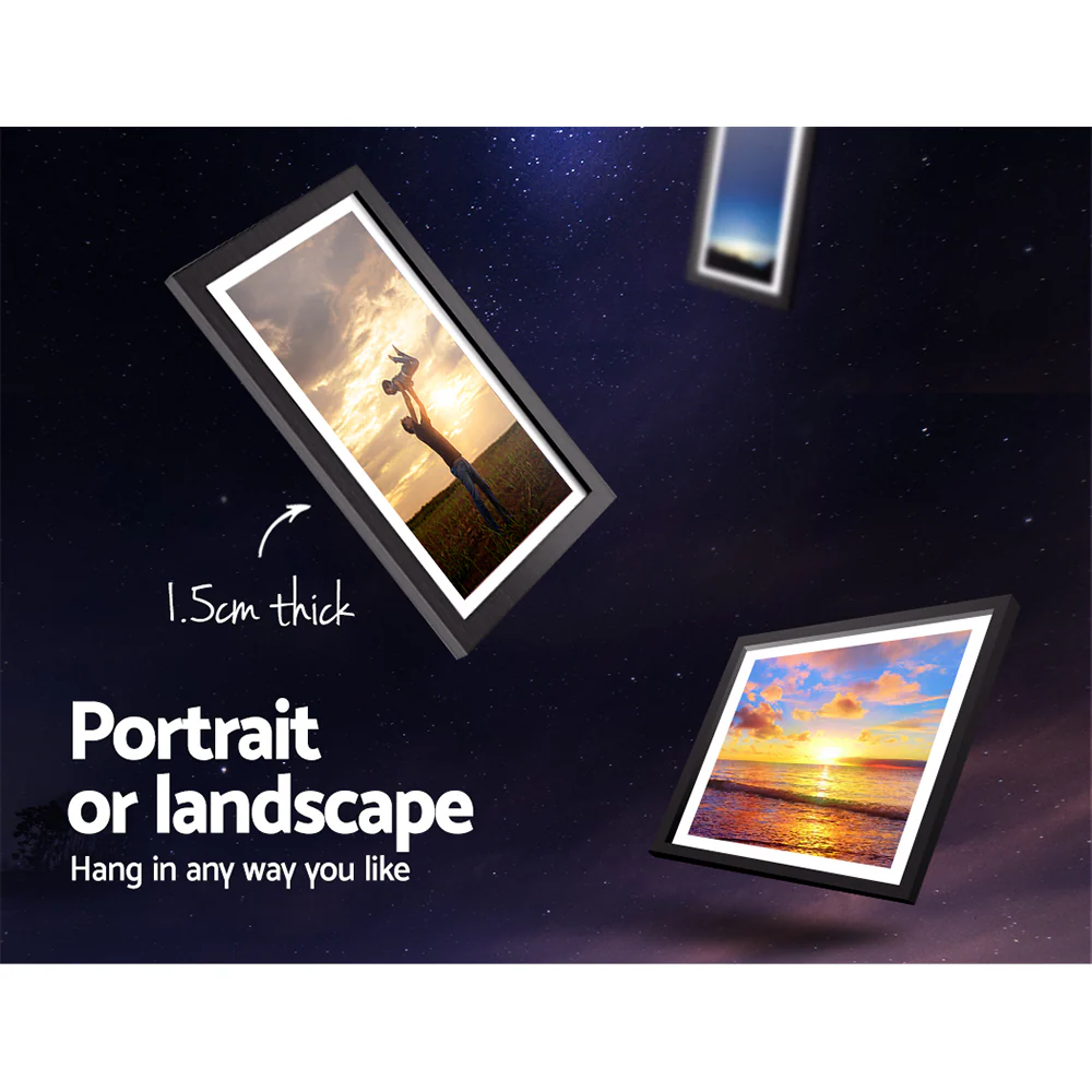 Artiss Photo Frames Art Holder 11PCS 5x7 6x8 8x10 Black - Image 3