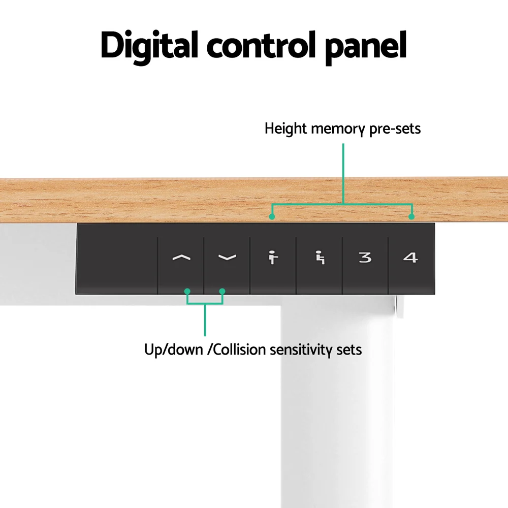 120CM Artiss Electric Standing Desk Sit Stand Desks Home Office Computer Desk - Image 5