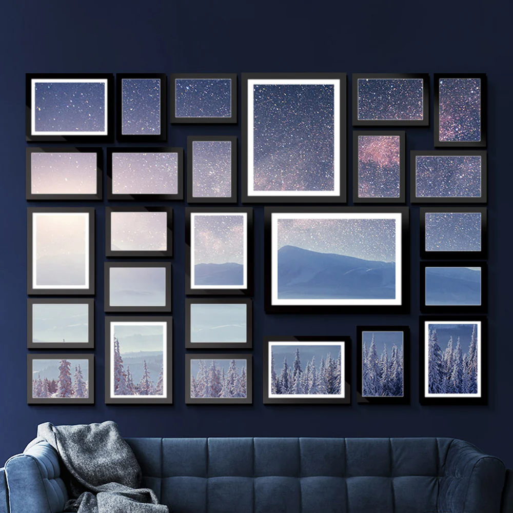 Artiss Photo Frames Art Holder 26PCS 8x10 5x7 4x6 3.5x5 Black - Image 7