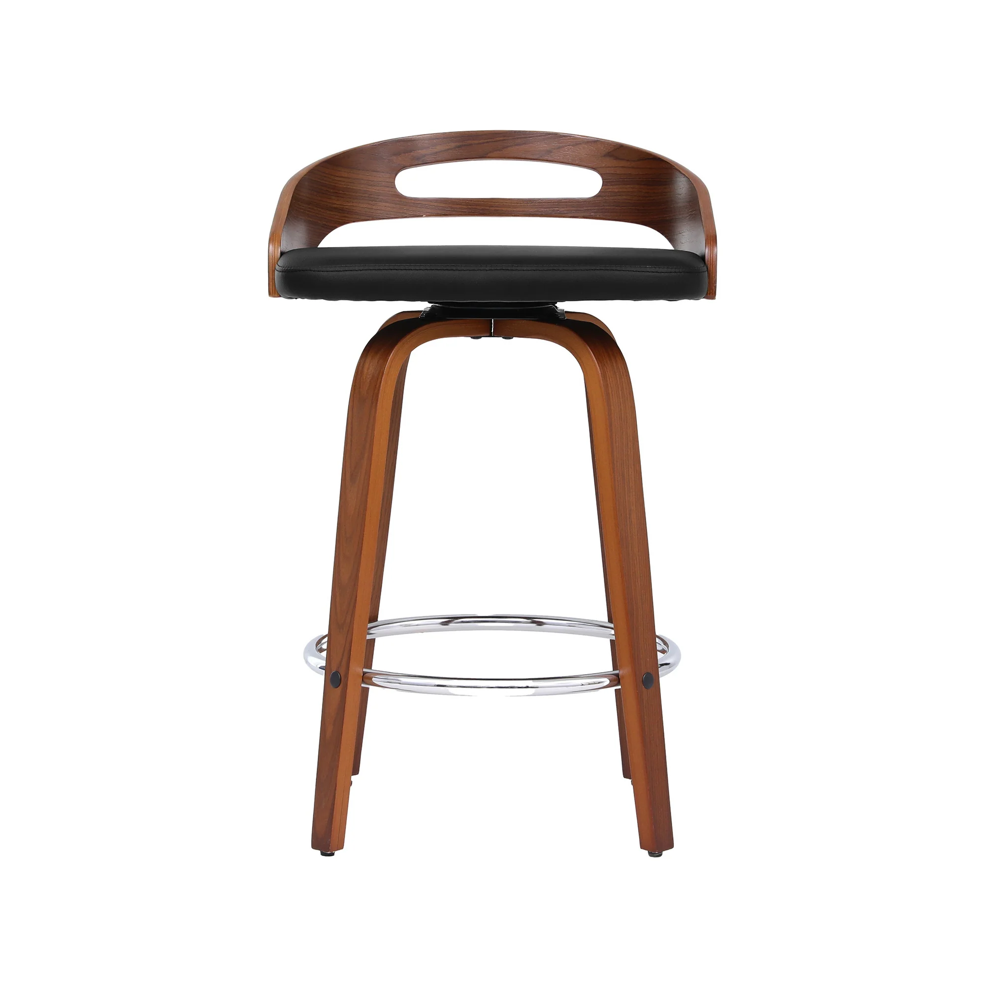 2x Artiss Bar Stools Swivel Dining Chairs Low Back - Image 4