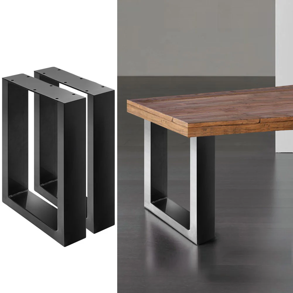 Artiss Metal Table Legs DIY Rectangular 40X30CM Set of 2 - Image 7
