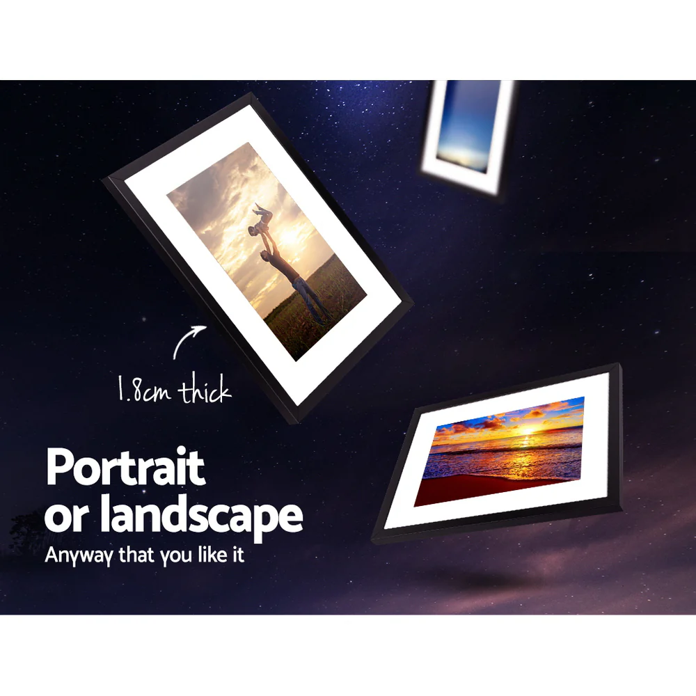 3 PCS Photo Frame Wall Set A3 Picture Home Decor Art Gift Present Black - Image 3