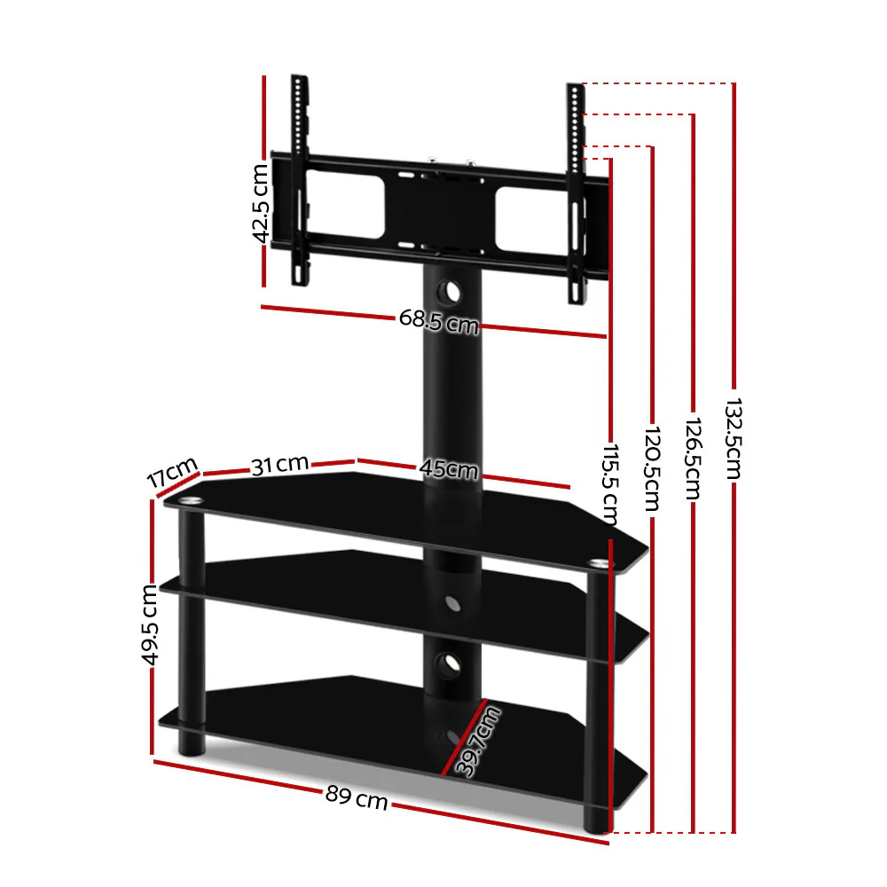Artiss TV Stand Mount Bracket for 32-60 LED LCD 3 Tiers Storage Floor Shelf - Image 8
