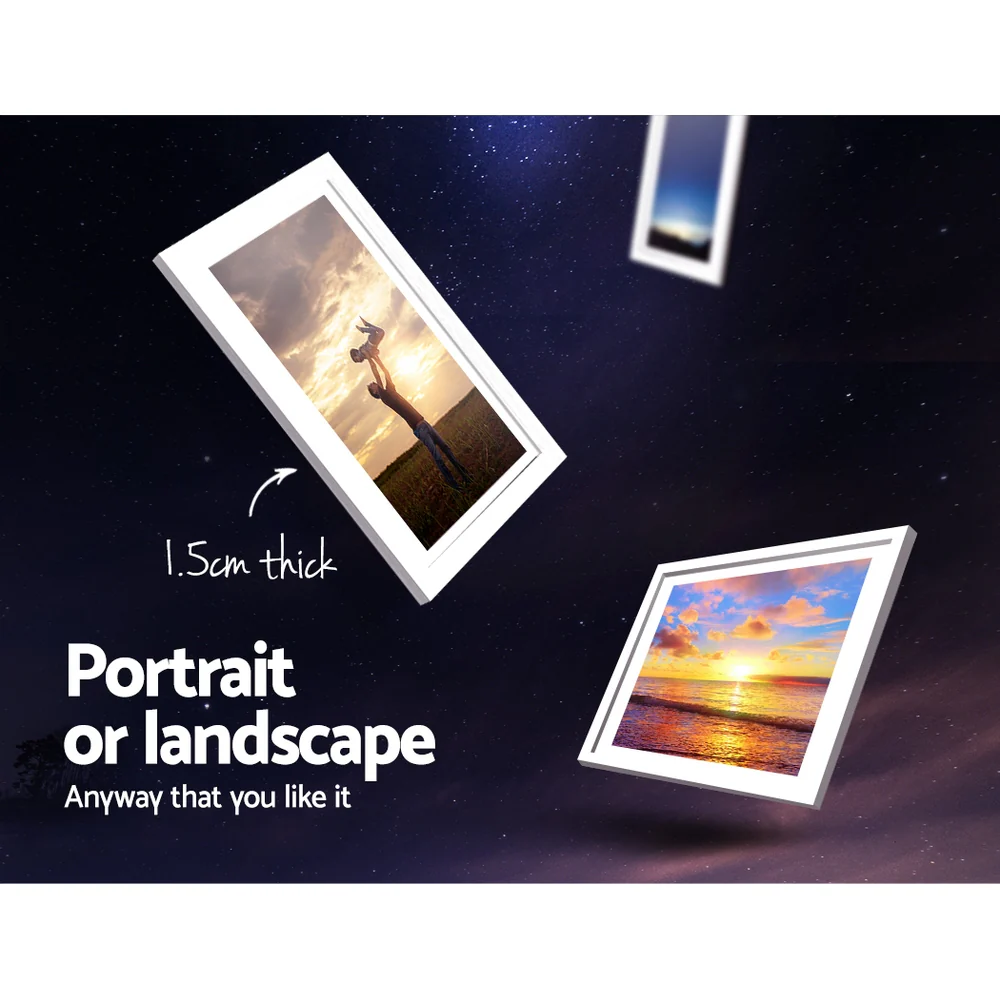 Artiss Photo Frames Art Holder 30PCS 8x10 5x7 4x6 3.5x5 White - Image 3