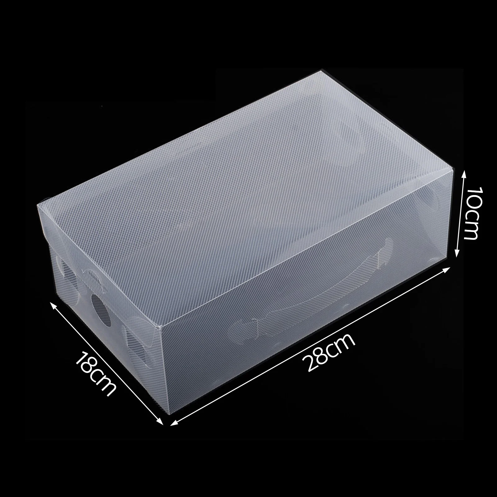Artiss 40X Shoe Box Storage Clear Case Foldable Stackable - Image 2