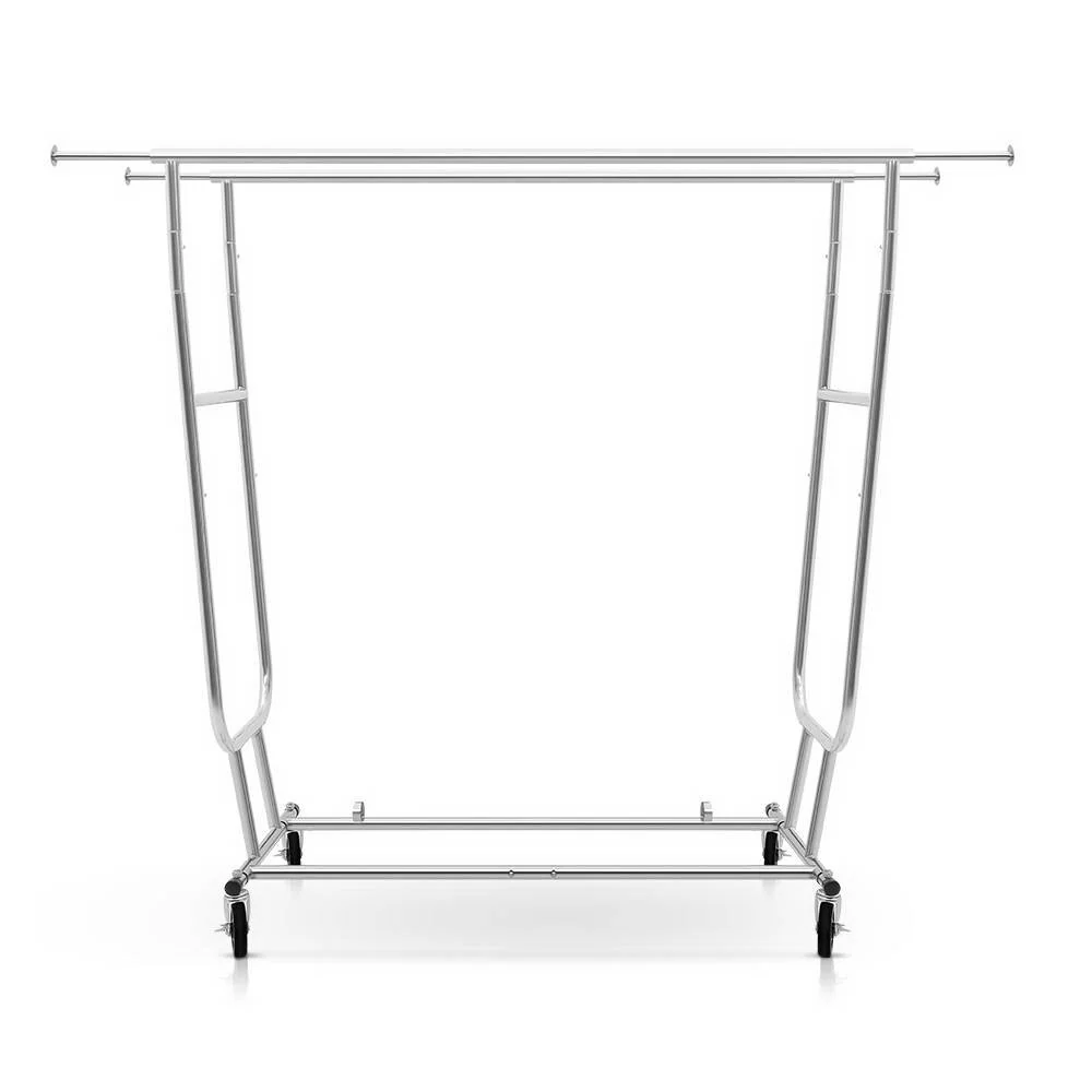 Artiss Clothes Rack Double Rail Coat Stand Adjustable Hanger - Image 3