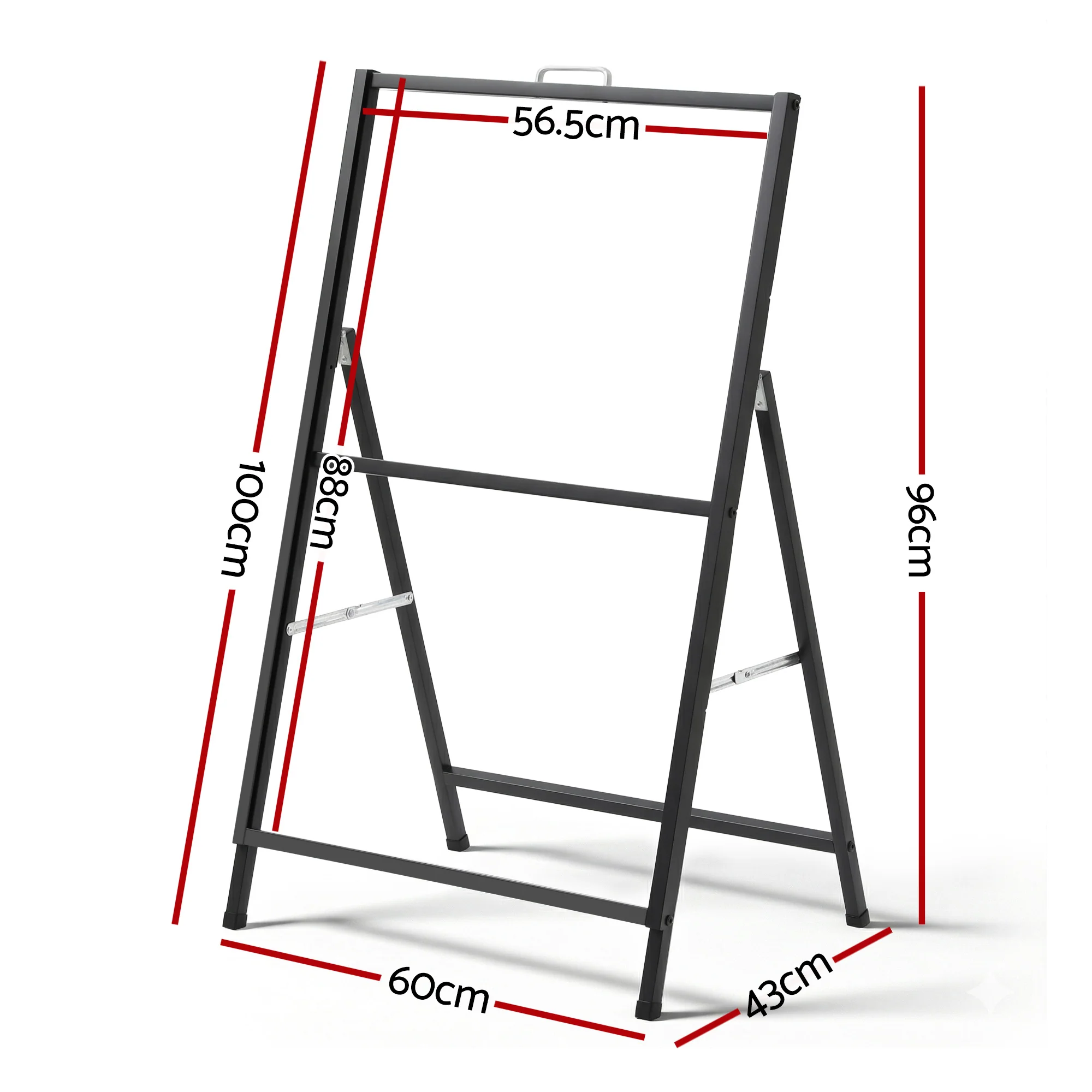 A1 Frame Sign Stand Single Sided Poster Display Board Outdoor Advertising 60x90cm - Image 2