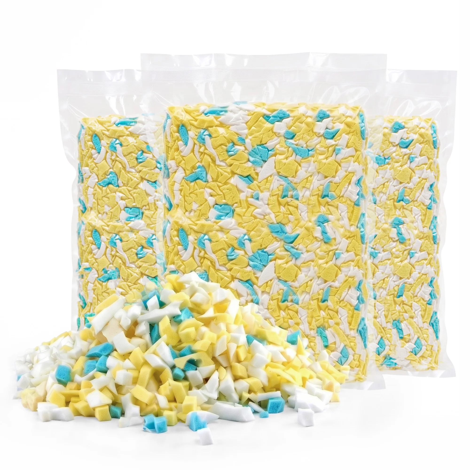 Artiss 15lbs (6.6KG) Bean Bag Filler Shredded Memory Foam Filling High Density Soft Pillow Stuffing for Bean Bag Chair, Couch Cushion, Dog Bed, Stuffed Animals and Arts Crafts - Image 2