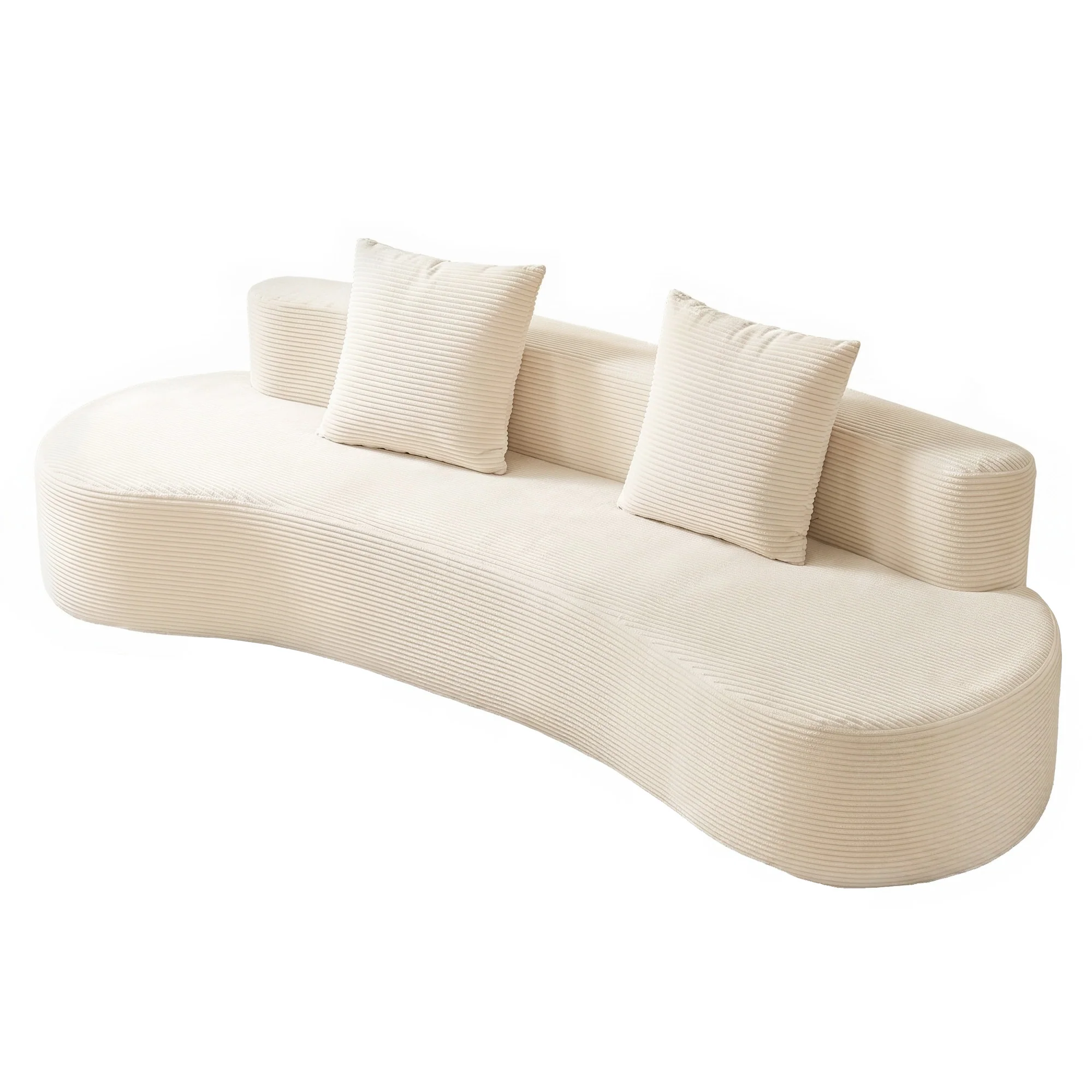 Artiss 228cm Modular Sofa Bed Sectional Boneless Couches for Living Room No Assembly Required - Image 2