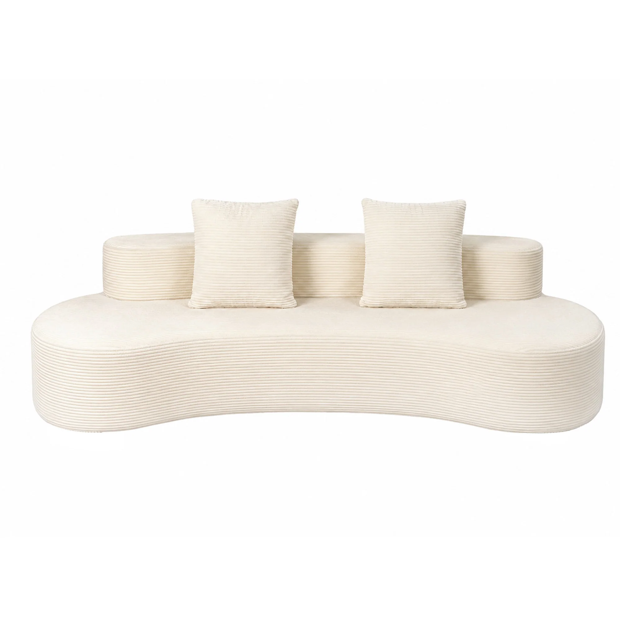Artiss 228cm Modular Sofa Bed Sectional Boneless Couches for Living Room No Assembly Required - Image 4