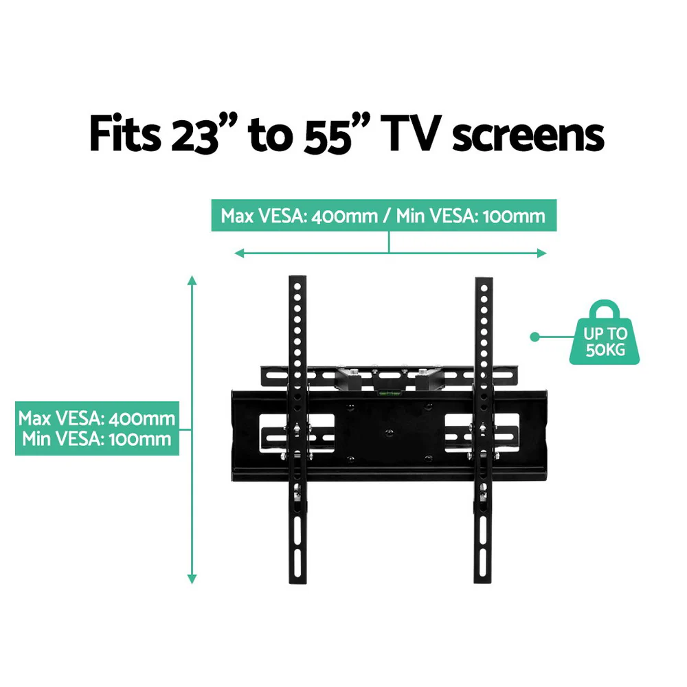 Artiss 23-55 TV Wall Mount Bracket Full Motion Dual Arm with Swivel & Tilt - Image 4