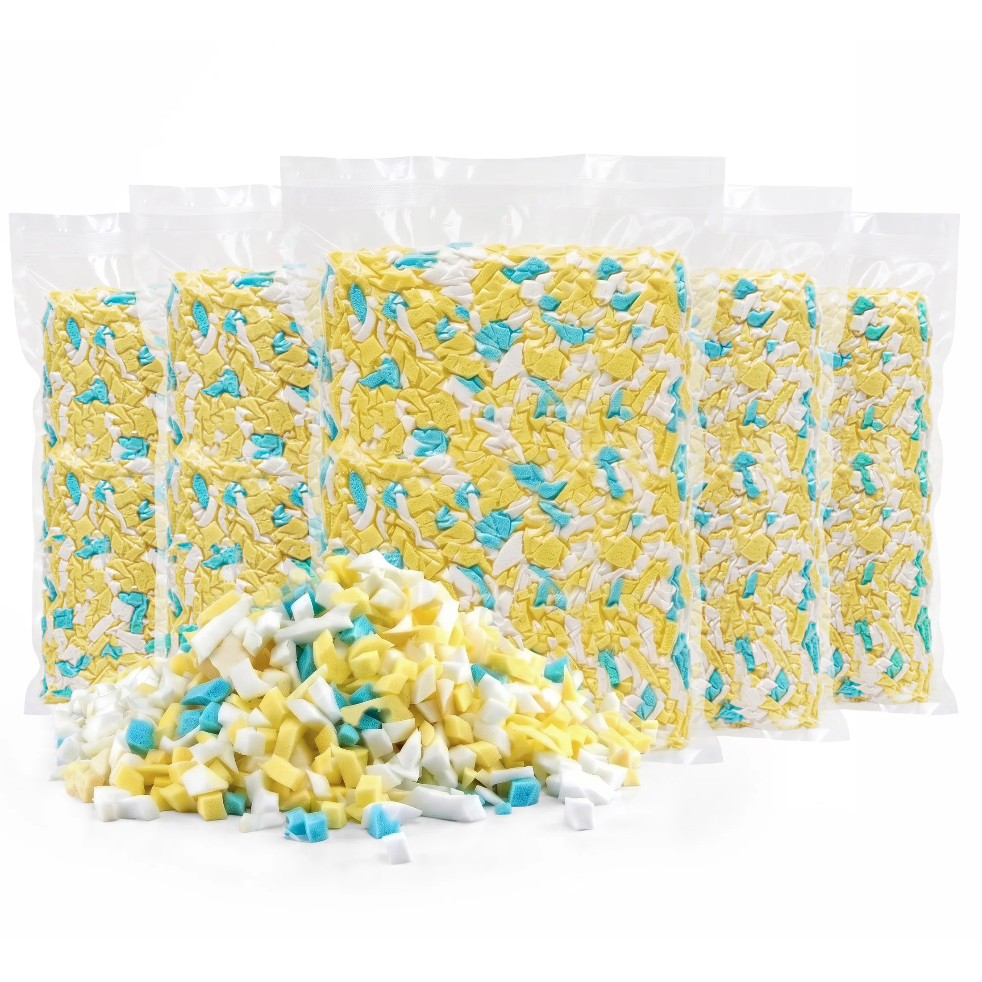 Artiss 25lbs (11KG) Bean Bag Filler Shredded Memory Foam Filling High Density Soft Pillow Stuffing for Bean Bag Chair, Couch Cushion, Dog Bed, Stuffed Animals and Arts Crafts - Image 2