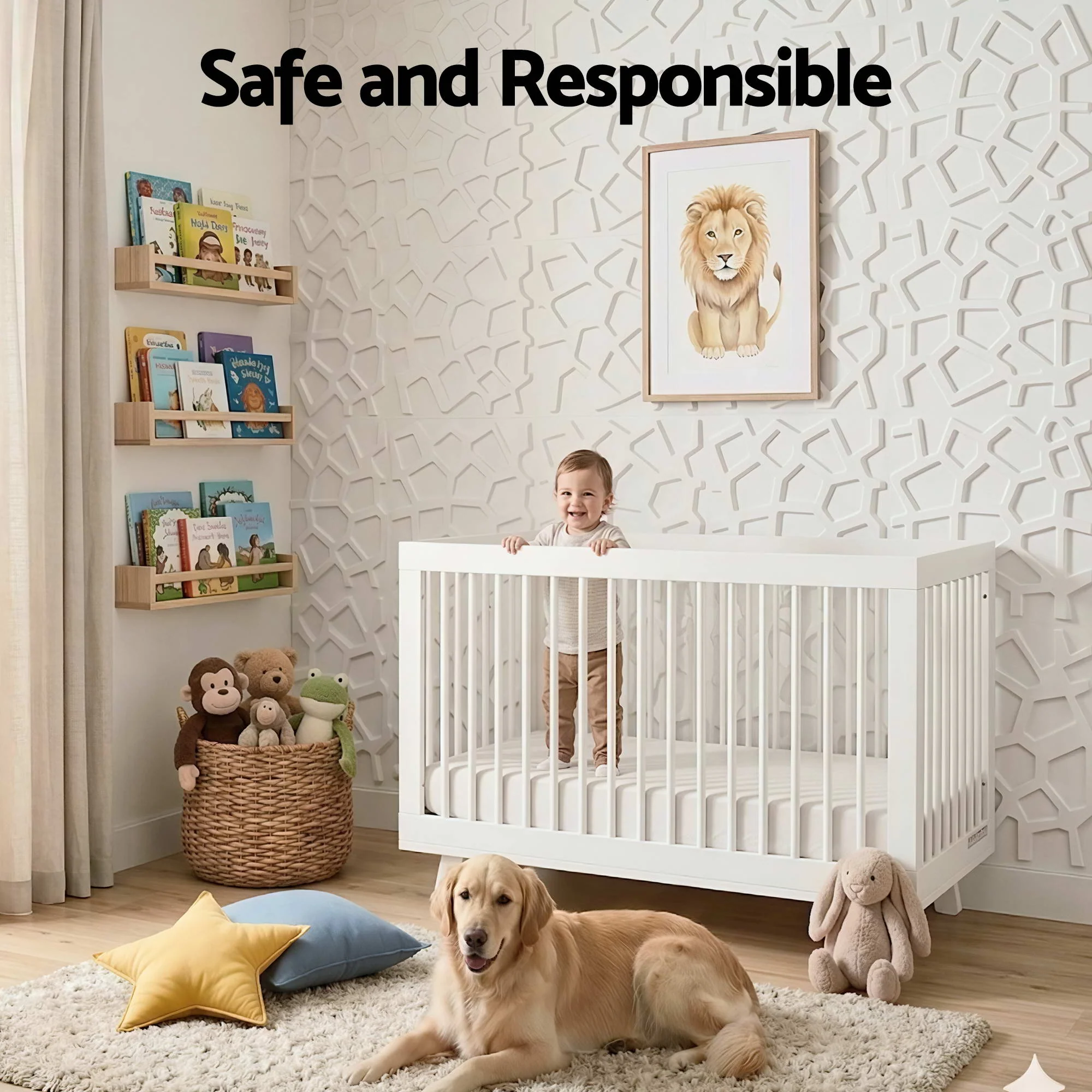 Artiss 3D Wall Panels PVC Decorative Panels 50x50cm Set of 15 Feature Wall Poly - Image 6