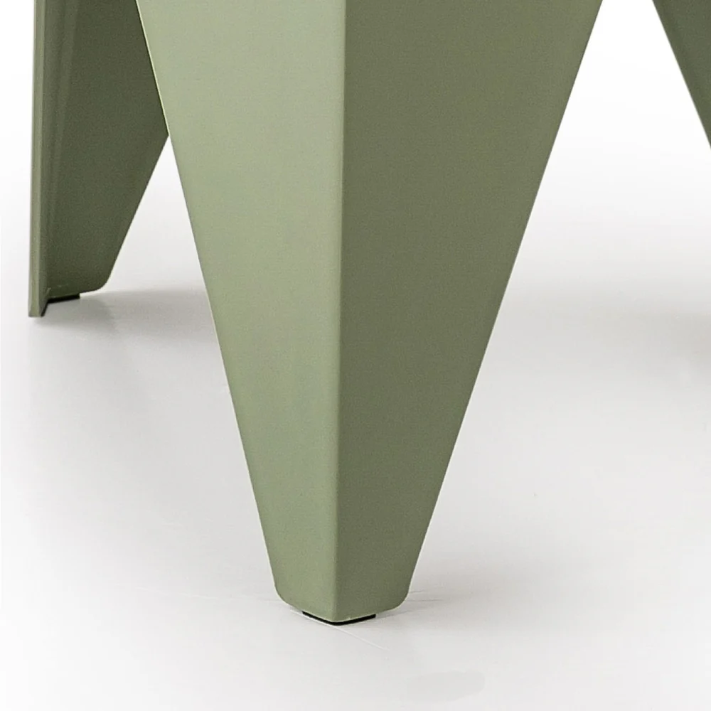 Artiss 4PC Puzzle Stool Bar Stools Stackable Green - Image 7