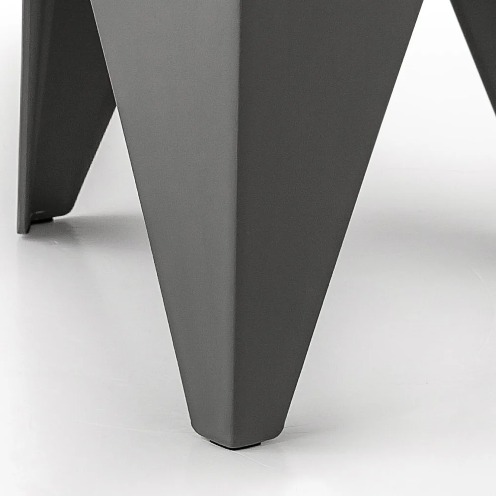 Artiss 4PC Puzzle Stool Bar Stools Stackable Grey - Image 5