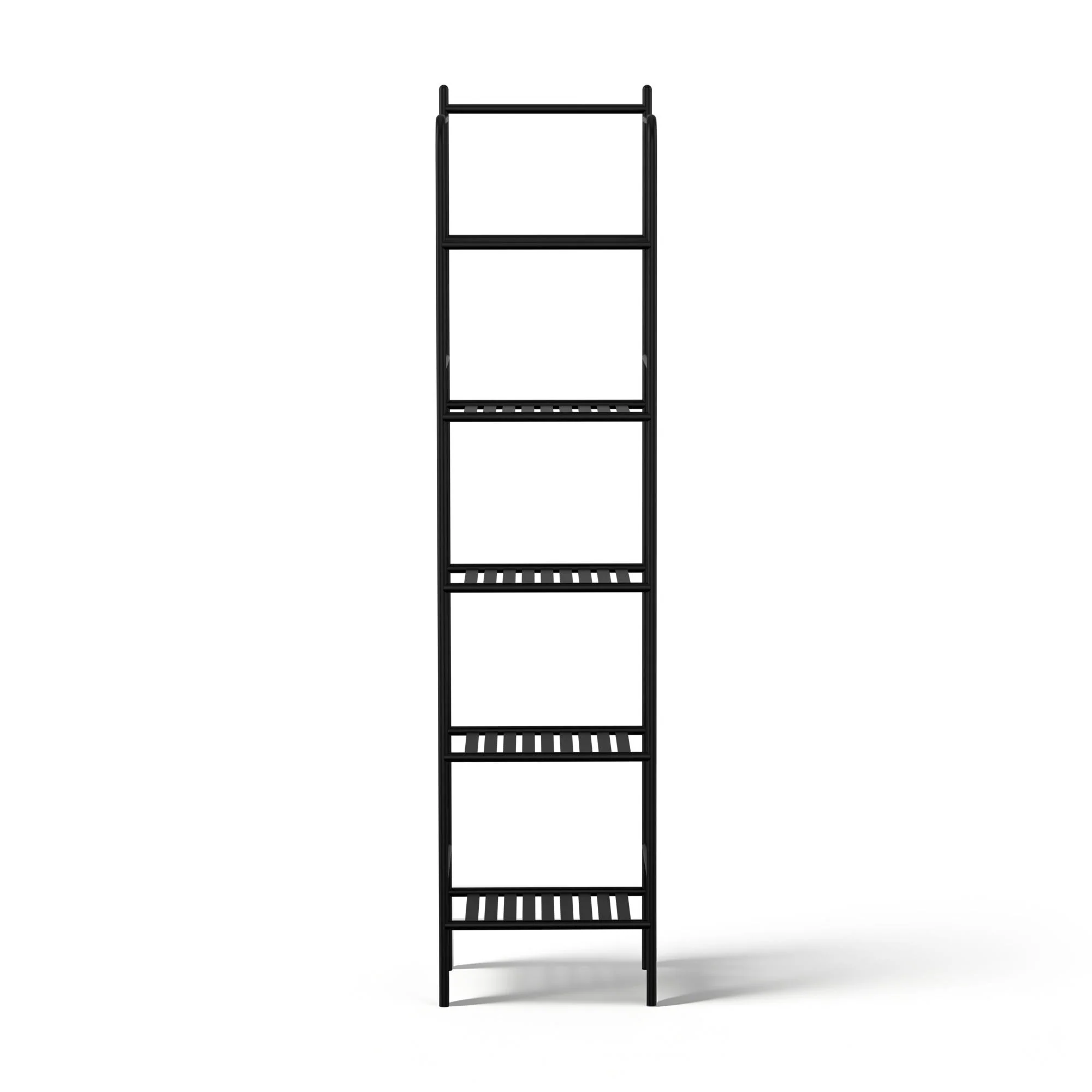 Artiss 5 Tier Floor Standing Corner Shower Caddy Bathroom Organizer Black - Image 3