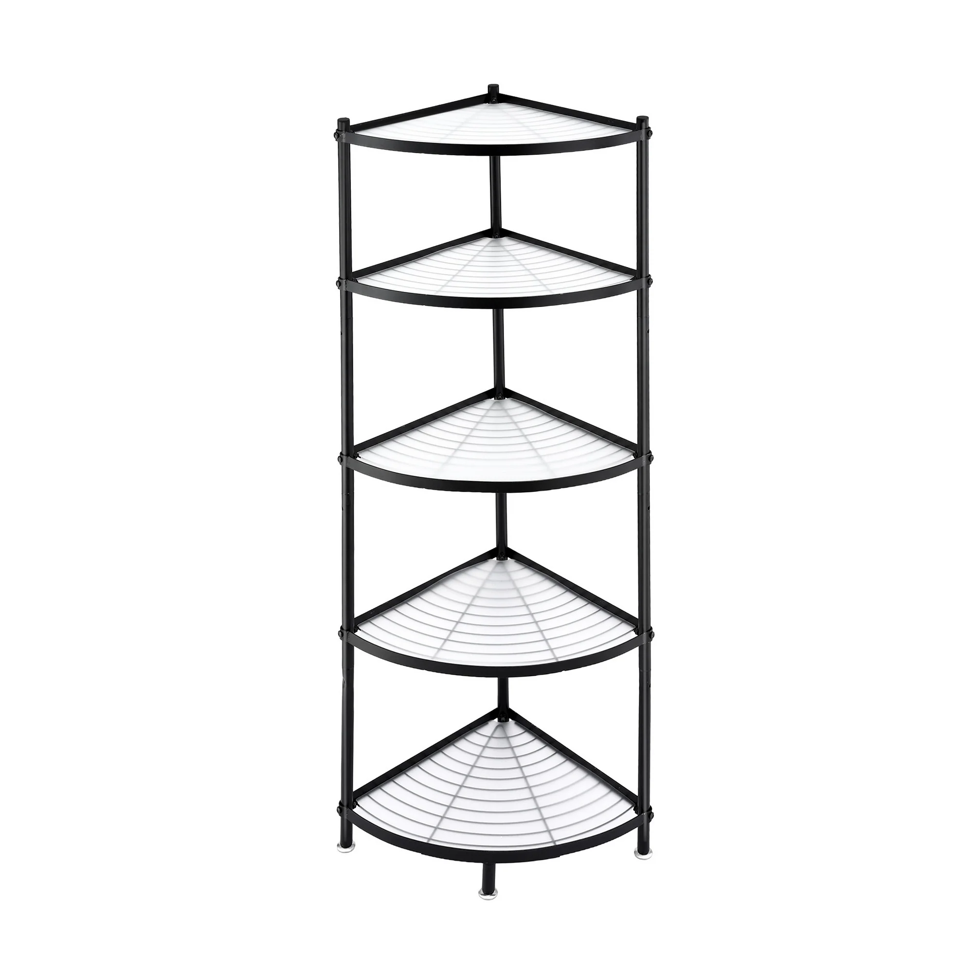 Artiss 5-Tier Kitchen Corner Shelf Rack Stand Microwave Metal Storage Shelves - Image 4
