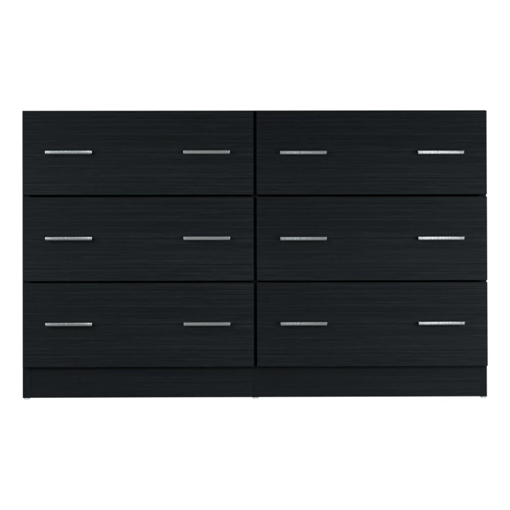 Artiss 6 Chest of Drawers - VEDA Black - Image 4