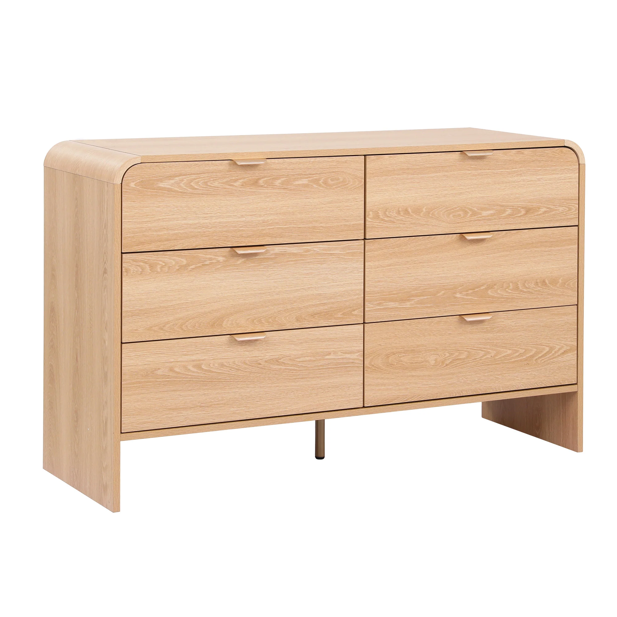 Artiss 6 Chest of Drawers Dresser Cabinet Pine - Image 2