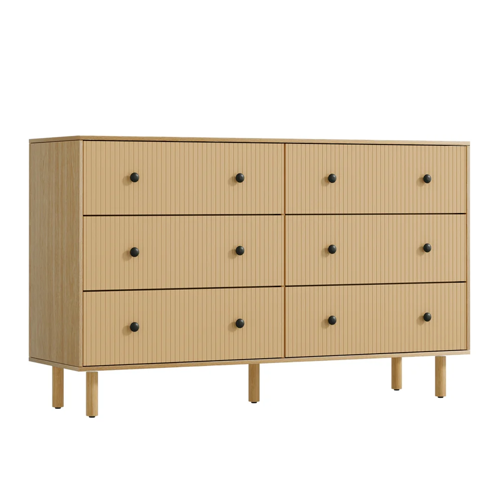 Artiss 6 Chest of Drawers Tallboy Cabinet - RUTH Pine