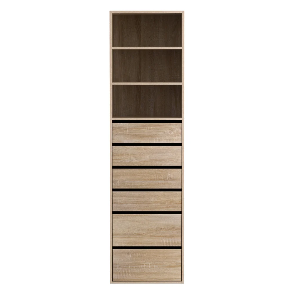 Artiss 6 Chest of Drawers Tallboy Cabinet Pine - Image 3