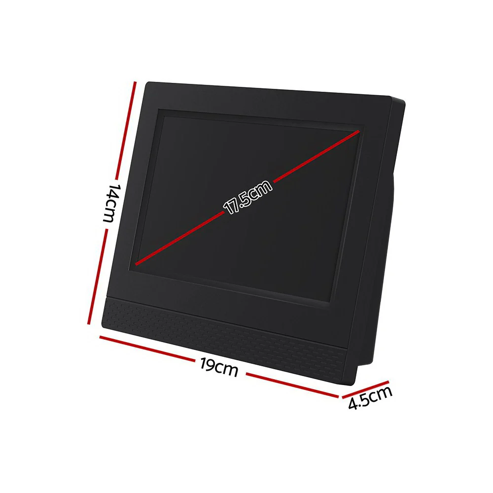 Artiss 7 Digital Day Clock Calendar Alarm Black - Image 3