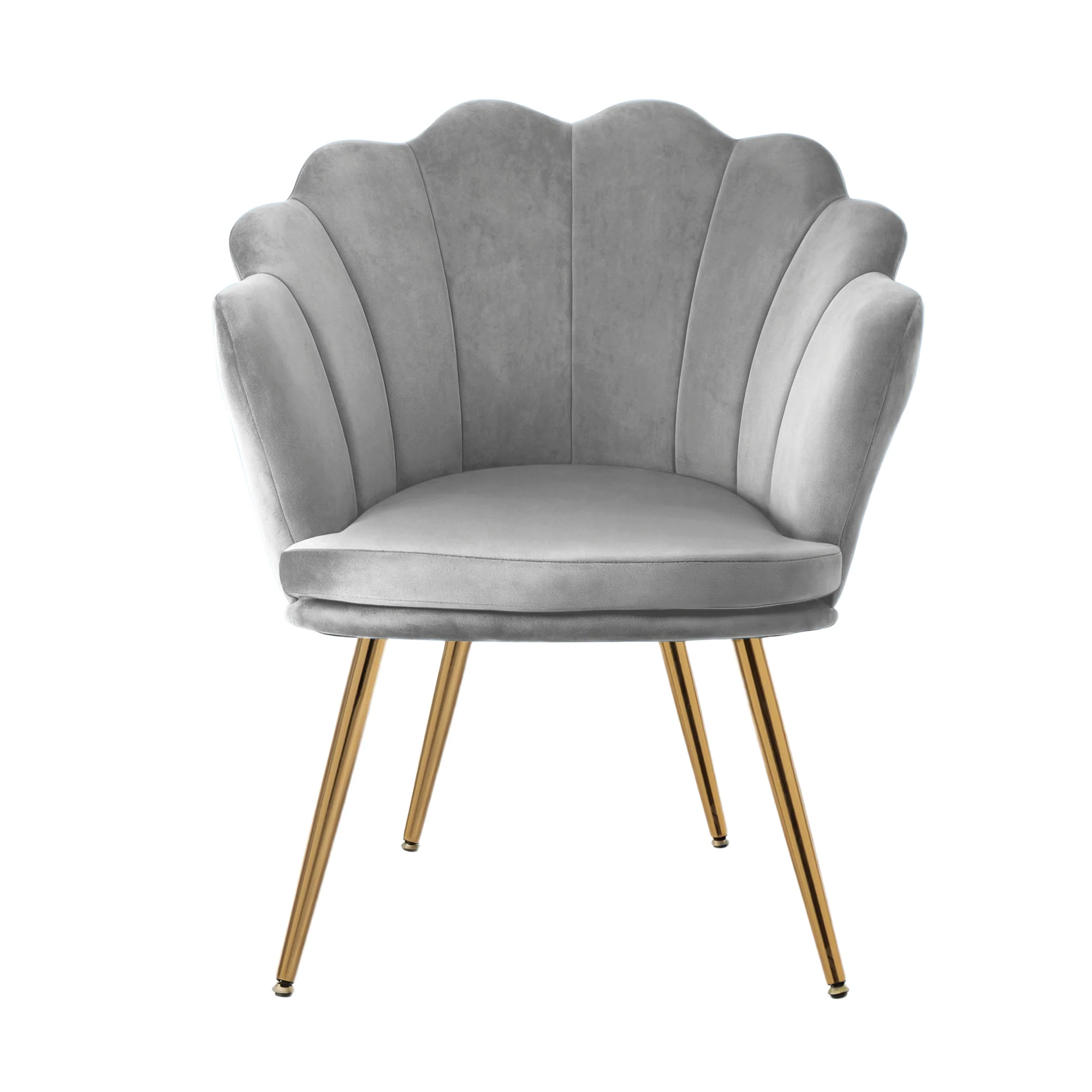 Artiss Armchair Velvet Grey Callista - Image 3