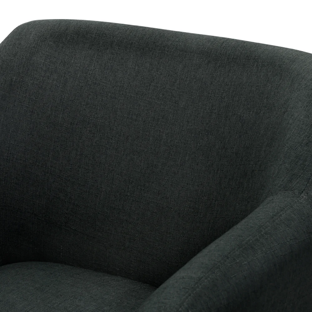 Artiss Aston Armchair - Charcoal - Image 3