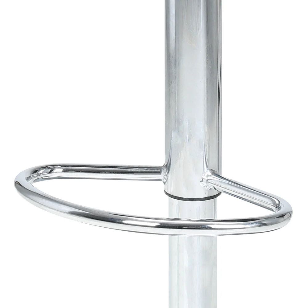 Artiss 2x Bar Stools Gas Lift Plastic Seat Black - Image 4