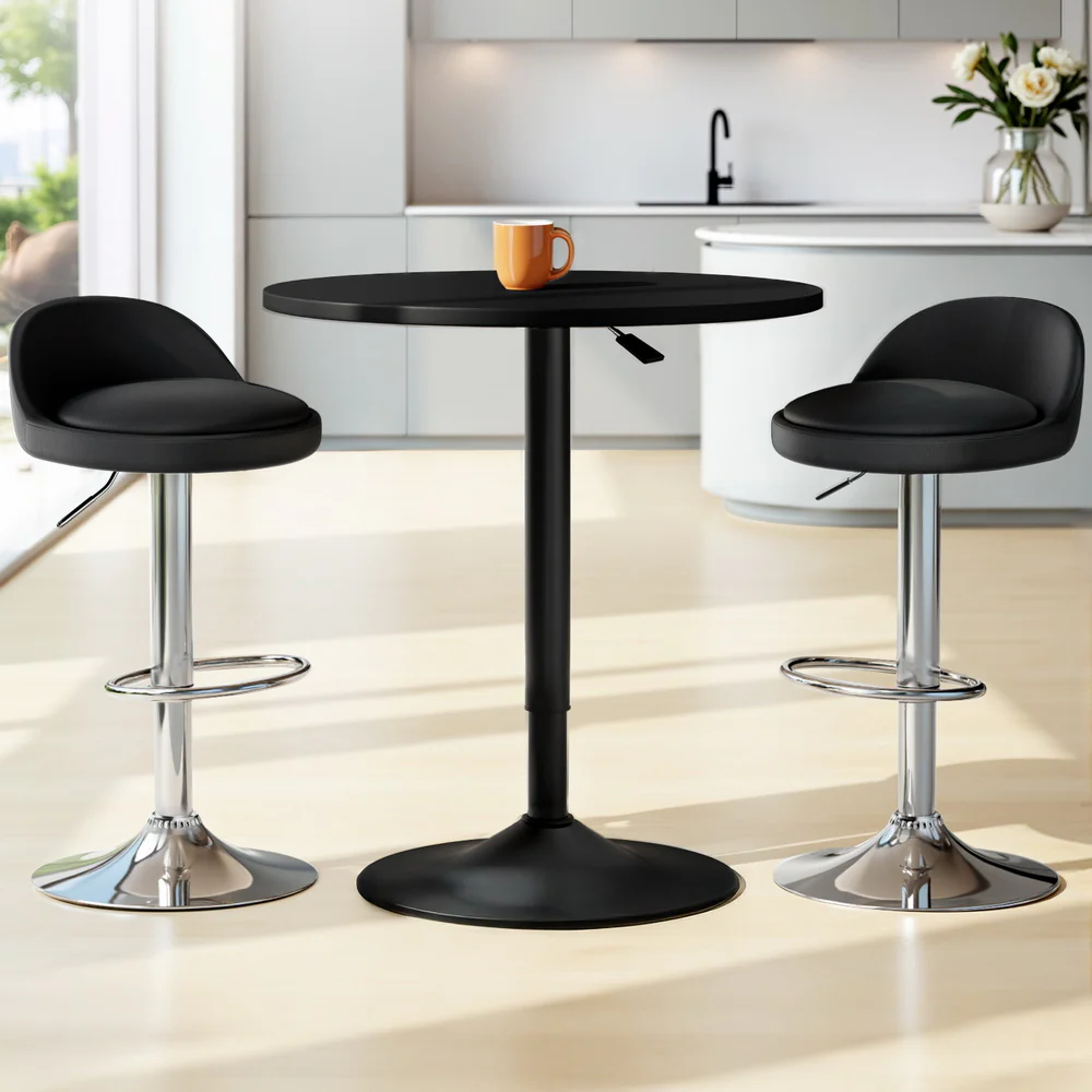 Artiss Bar Table and Stools Set Dining Desk Kitchen Chairs Cafe Pub - Image 42