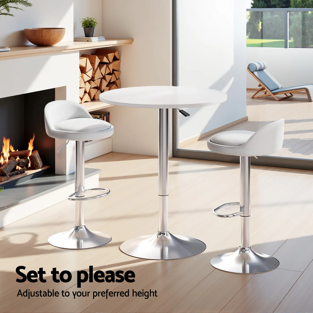 Artiss Bar Table and Stools Set Dining Desk Kitchen Chairs Cafe Pub - Image 47