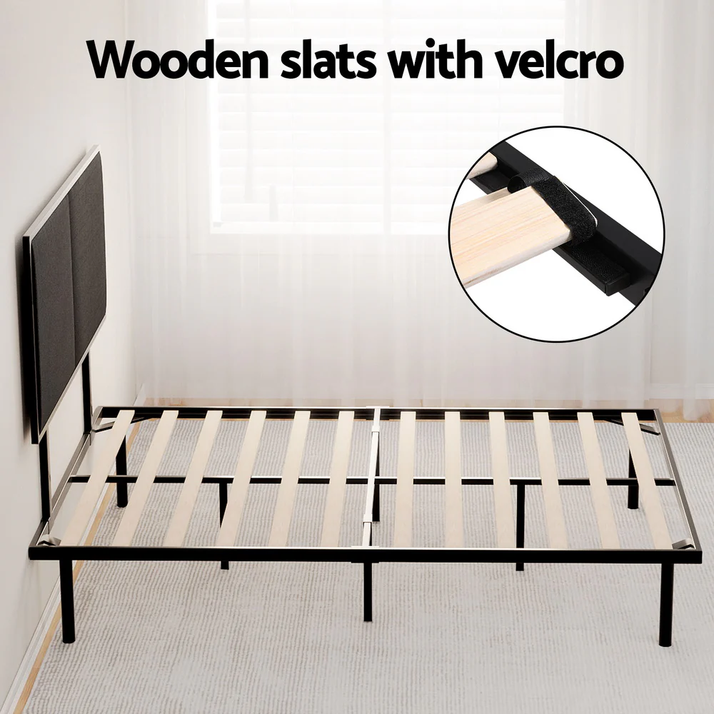 Artiss Bed Frame Double Size Metal Frame NOE - Image 6