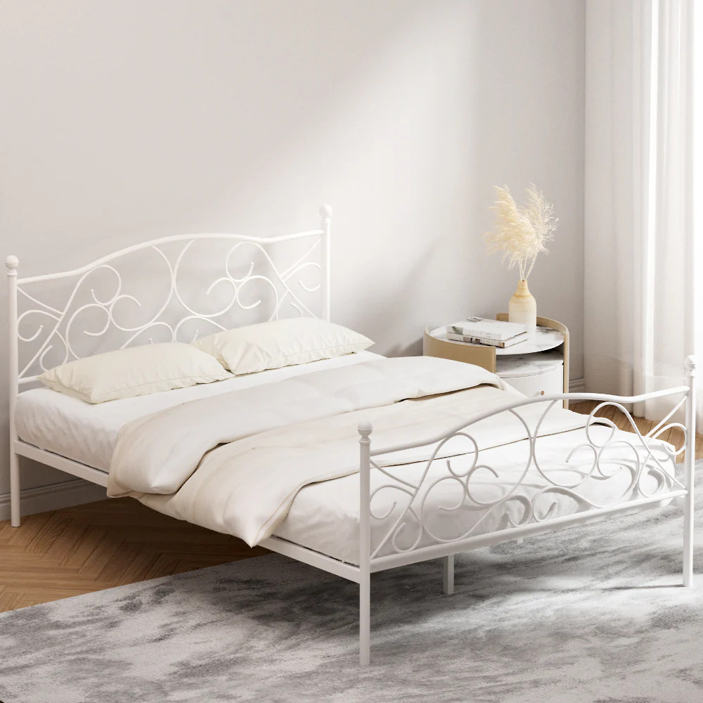 Artiss Bed Frame Double Size Metal Frame GROA - Image 5