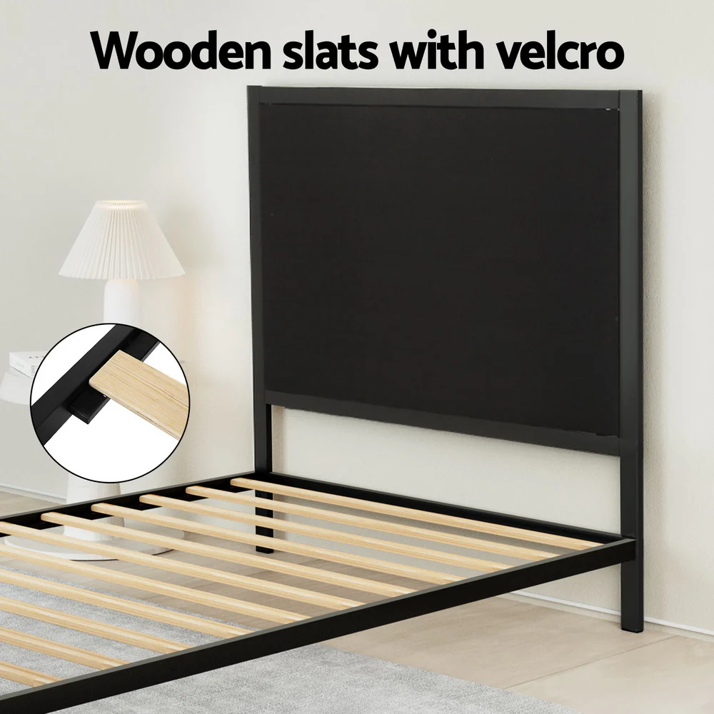 Artiss Bed Frame King Single Size Metal Frame PADA - Image 6