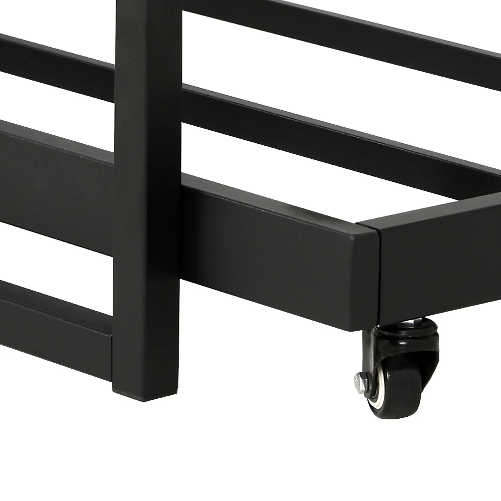 Artiss Bed Frame 2x Single Size Metal Trundle Daybed DEAN - Image 4