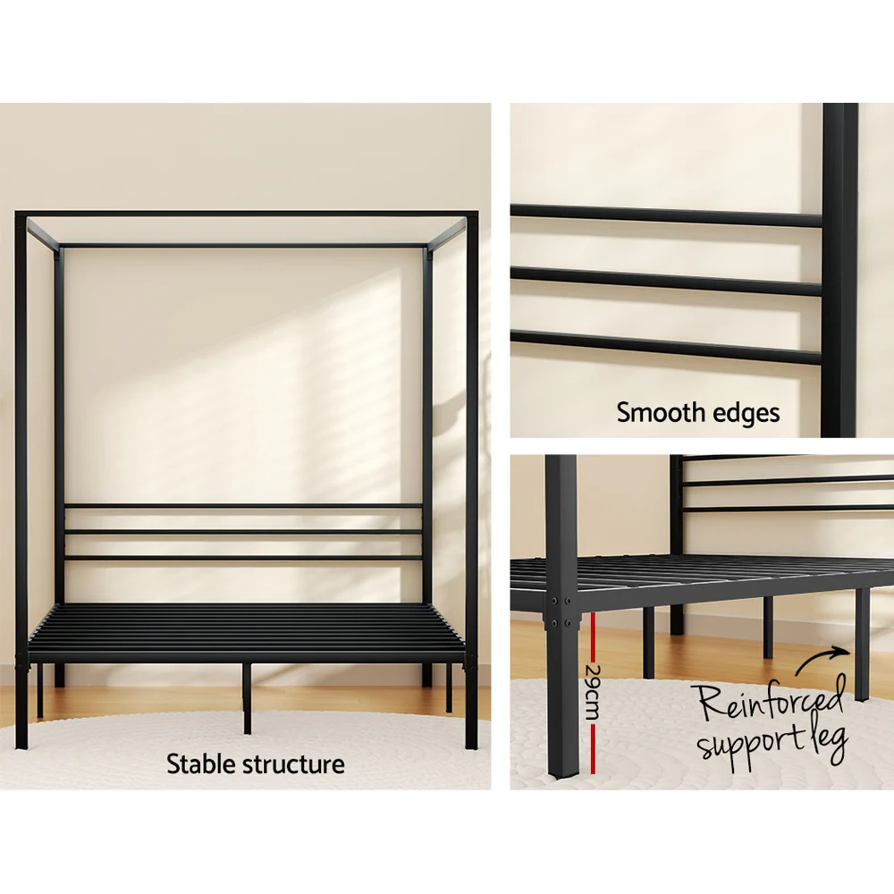 Artiss Bed Frame Queen Size Metal Frame POCHY - Image 6