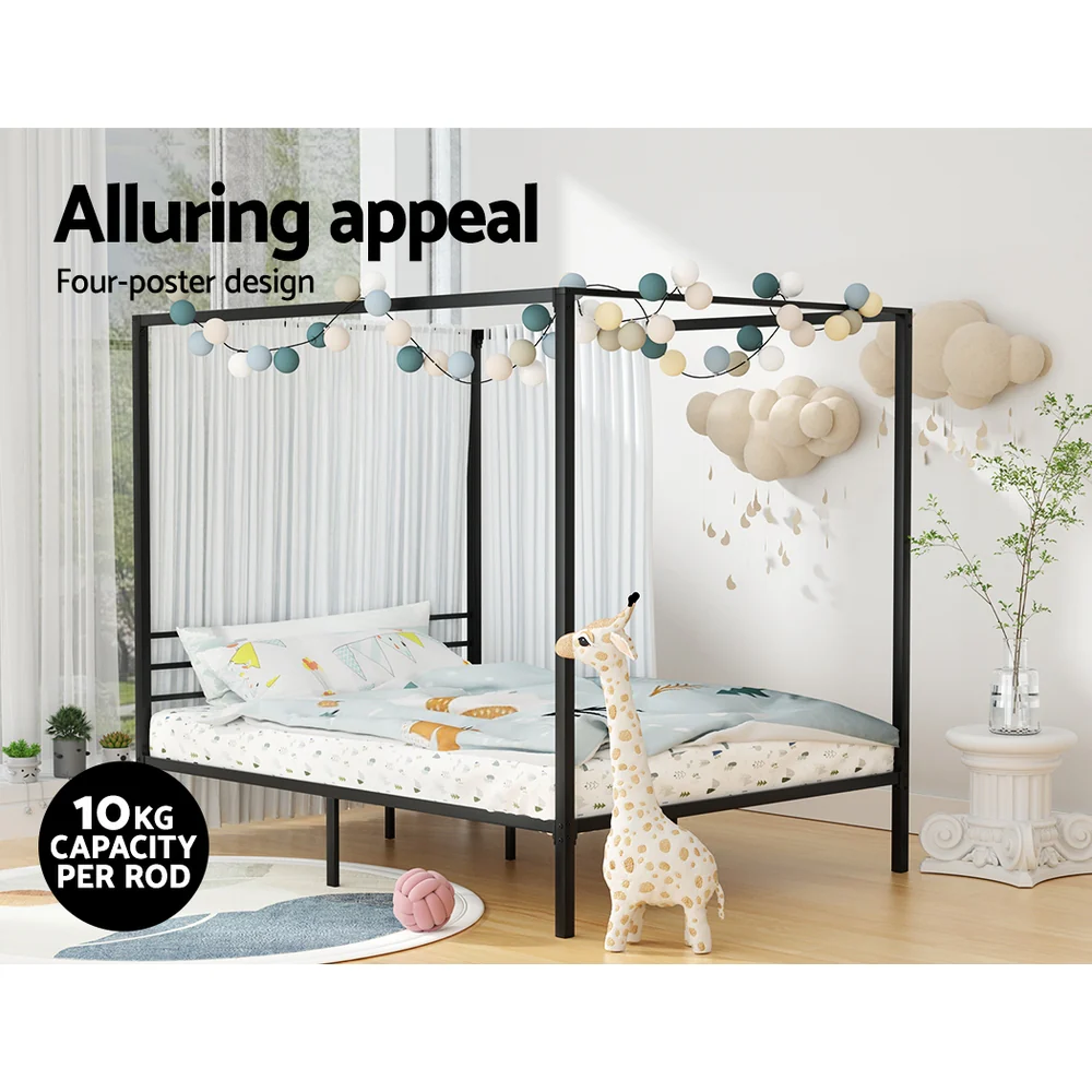 Artiss Bed Frame Queen Size Metal Frame POCHY - Image 7