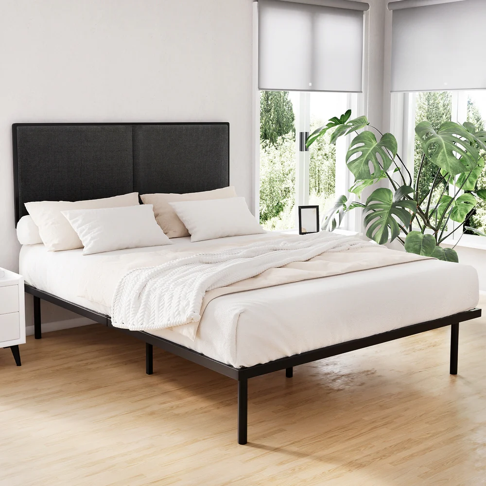 Artiss Bed Frame Queen Size Metal Frame NOE - Image 2