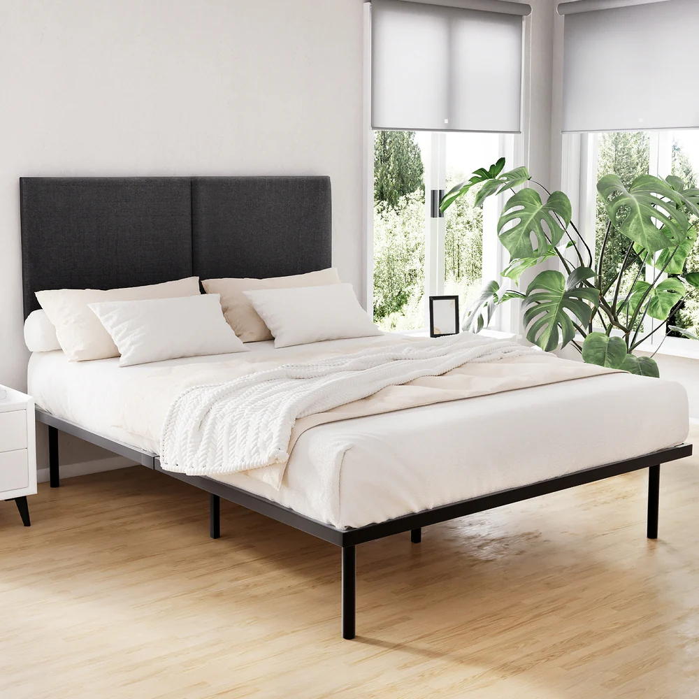 Artiss Bed Frame Queen Size Metal Frame NOR - Image 2