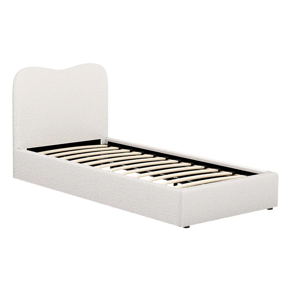 Artiss Bed Frame Single Size Boucle DARA