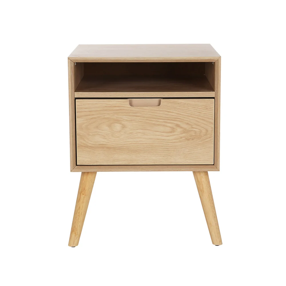 Artiss Bedside Table Drawers Side Table Shelf Storage Cabinet Nightstand GORR - Image 3