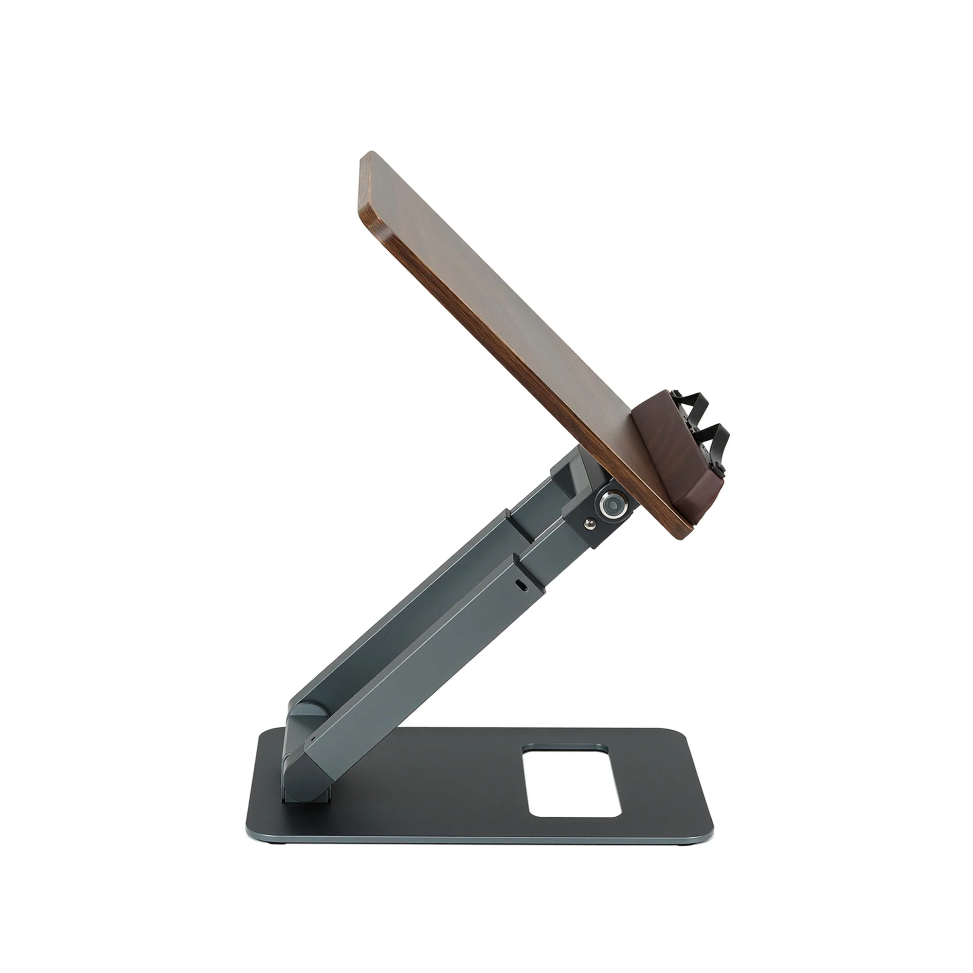 Artiss Book Stand Telescopic Book Holder with Page Clip Ergonomic Desktop Stands OAK - Image 4