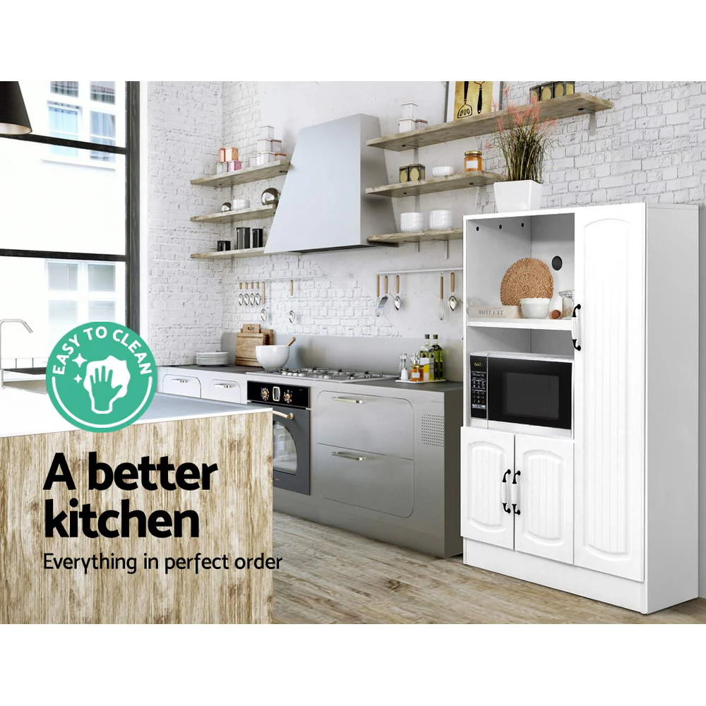 Artiss Buffet Sideboard - ARIA White - Image 4