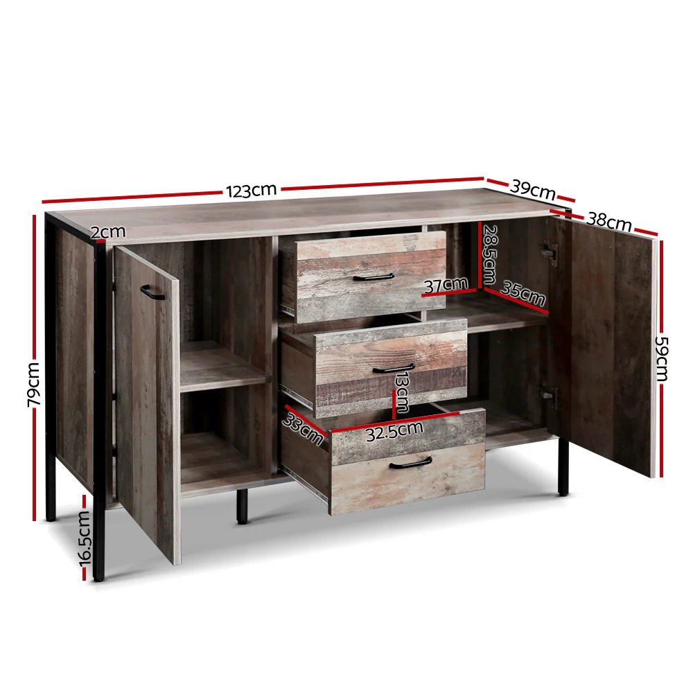 Artiss Buffet Sideboard - BARNLY - Image 3