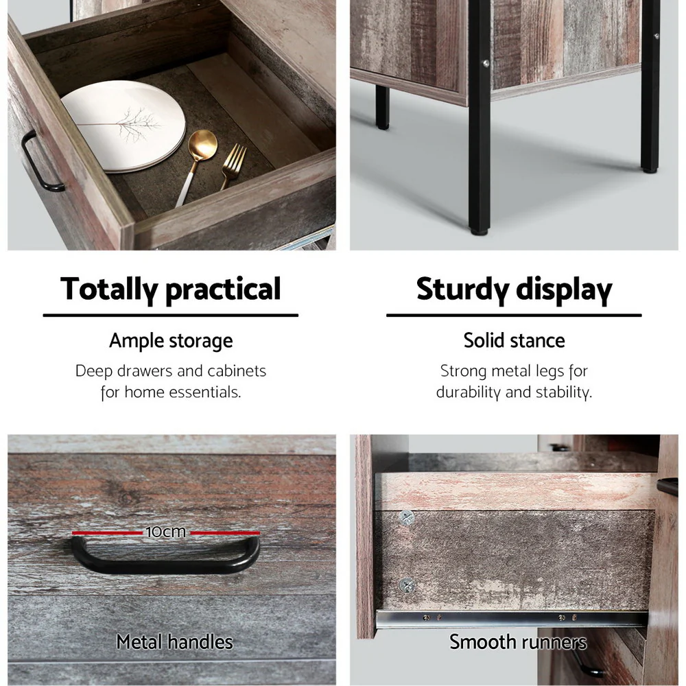 Artiss Buffet Sideboard - BARNLY - Image 7
