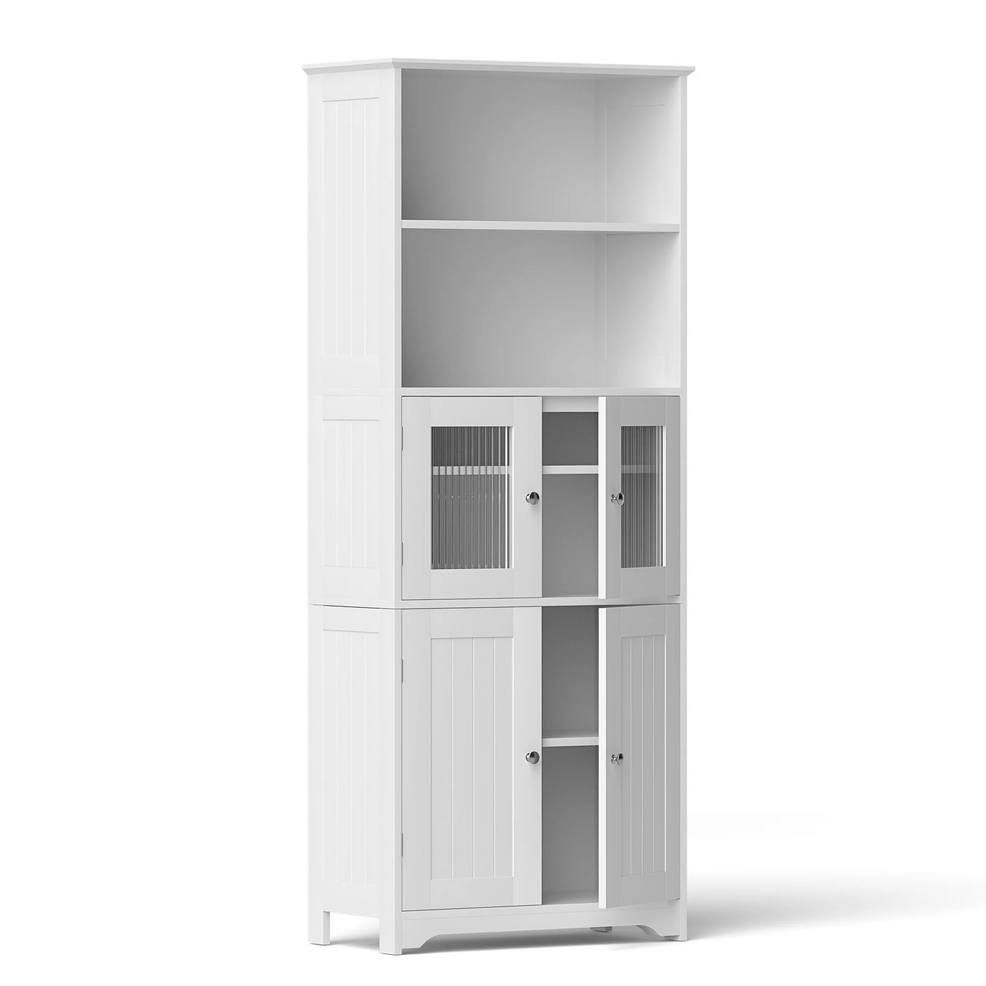 Artiss Buffet Sideboard Cabinet Pantry Kitchen Bathroom Storage Cupboard 160cm - Image 2