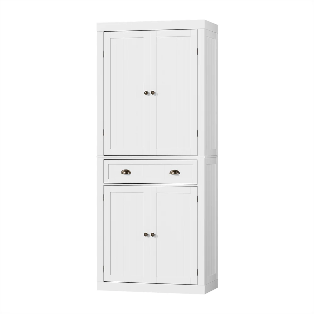 Artiss Buffet Sideboard Cupboard Cabinet White - Image 2
