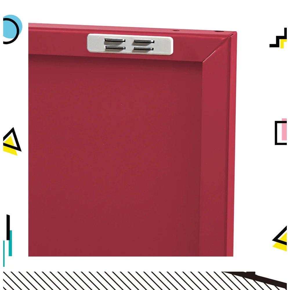 Artiss Buffet Sideboard Metal Cabinet - BASE Pink - Image 5