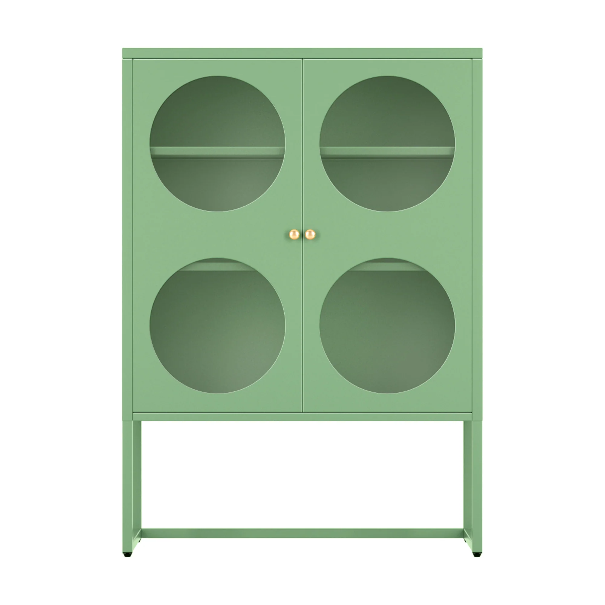 Artiss Buffet Sideboard Metal Cabinet - ELLA Green - Image 2